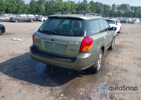 2005 Subaru Outback 3.0R L.l. Bean Edition из США, поврежденный, VIN 4S4BP86C254360399